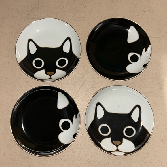 4 hors d’oeuvres plate set - Picture 1 of 2